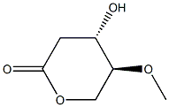 L-threo-Pentonic acid, 2-deoxy-4-O-methyl-, delta-lactone (9CI) 化学構造式