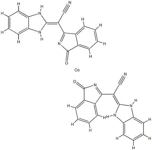 bis[alpha-(1-oxo-1H-isoindol-3-yl)-1H-benzimidazole-2-acetonitrilato]cobalt|二[Α-(1-氧-1H-3-异氮茚基)-1H-苯并咪唑-2-乙腈]钴