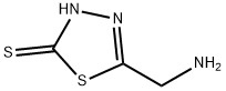 1,3,4-Thiadiazole-2(3H)-thione,5-(aminomethyl)-(9CI) Structure