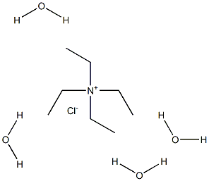 TETRAETHYLAMMONIUM CHLORIDE, TETRAHYDRATE) Struktur