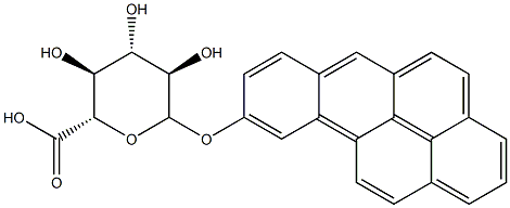 BENZO(A)PYRENYL-9-GLUCURONIDE 结构式