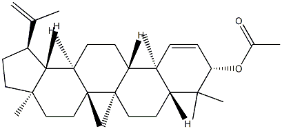 3β-Acetyloxylupa-1,20(29)-diene Struktur