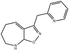 5H-Isoxazolo[5,4-b]azepine,6,7,8,8a-tetrahydro-3-(2-pyridinylmethyl)-(9CI) Structure