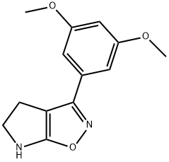 4H-Pyrrolo[3,2-d]isoxazole,3-(3,5-dimethoxyphenyl)-5,6-dihydro-(9CI) Struktur