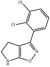 4H-Pyrrolo[3,2-d]isoxazole,3-(2,3-dichlorophenyl)-5,6-dihydro-(9CI) Structure