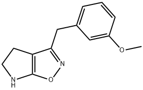 4H-Pyrrolo[3,2-d]isoxazole,5,6-dihydro-3-[(3-methoxyphenyl)methyl]-(9CI) Structure