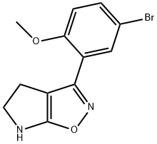 4H-Pyrrolo[3,2-d]isoxazole,3-(5-bromo-2-methoxyphenyl)-5,6-dihydro-(9CI)|