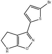 4H-Pyrrolo[3,2-d]isoxazole,3-(5-bromo-2-thienyl)-5,6-dihydro-(9CI)|