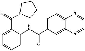 6-Quinoxalinecarboxamide,N-[2-(1-pyrrolidinylcarbonyl)phenyl]-(9CI)|