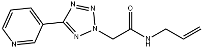 2H-Tetrazole-2-acetamide,N-2-propenyl-5-(3-pyridinyl)-(9CI) 化学構造式