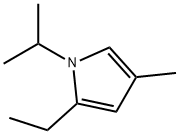 1H-Pyrrole,2-ethyl-4-methyl-1-(1-methylethyl)-(9CI) 结构式