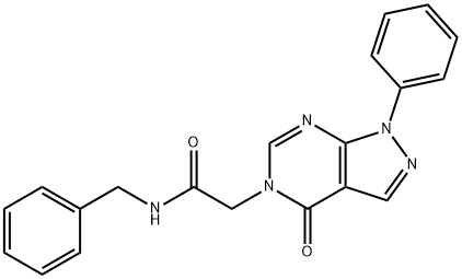 604754-46-3 5H-Pyrazolo[3,4-d]pyrimidine-5-acetamide,1,4-dihydro-4-oxo-1-phenyl-N-(phenylmethyl)-(9CI)