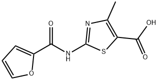 5-Thiazolecarboxylicacid,2-[(2-furanylcarbonyl)amino]-4-methyl-(9CI),604762-22-3,结构式