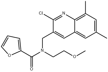 604782-54-9 2-Furancarboxamide,N-[(2-chloro-6,8-dimethyl-3-quinolinyl)methyl]-N-(2-methoxyethyl)-(9CI)