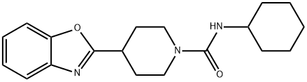 605626-80-0 1-Piperidinecarboxamide,4-(2-benzoxazolyl)-N-cyclohexyl-(9CI)