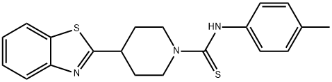 605628-33-9 1-Piperidinecarbothioamide,4-(2-benzothiazolyl)-N-(4-methylphenyl)-(9CI)