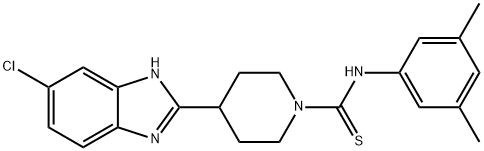 1-Piperidinecarbothioamide,4-(5-chloro-1H-benzimidazol-2-yl)-N-(3,5-dimethylphenyl)-(9CI) Struktur