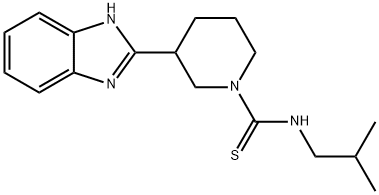 1-Piperidinecarbothioamide,3-(1H-benzimidazol-2-yl)-N-(2-methylpropyl)-(9CI),606089-72-9,结构式