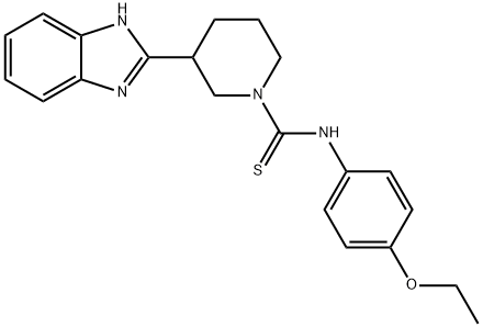 606089-82-1 1-Piperidinecarbothioamide,3-(1H-benzimidazol-2-yl)-N-(4-ethoxyphenyl)-(9CI)