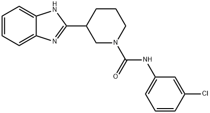 606089-98-9 1-Piperidinecarboxamide,3-(1H-benzimidazol-2-yl)-N-(3-chlorophenyl)-(9CI)