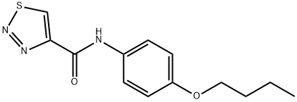 1,2,3-Thiadiazole-4-carboxamide,N-(4-butoxyphenyl)-(9CI),606101-96-6,结构式