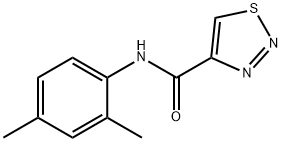 1,2,3-Thiadiazole-4-carboxamide,N-(2,4-dimethylphenyl)-(9CI) 化学構造式