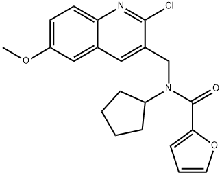 606102-69-6 2-Furancarboxamide,N-[(2-chloro-6-methoxy-3-quinolinyl)methyl]-N-cyclopentyl-(9CI)