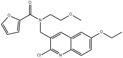 606104-18-1 2-Furancarboxamide,N-[(2-chloro-6-ethoxy-3-quinolinyl)methyl]-N-(2-methoxyethyl)-(9CI)