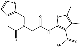 3-Thiophenecarboxamide,2-[[[acetyl(2-thienylmethyl)amino]acetyl]amino]-4,5-dimethyl-(9CI)|