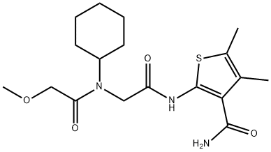 3-Thiophenecarboxamide,2-[[[cyclohexyl(methoxyacetyl)amino]acetyl]amino]-4,5-dimethyl-(9CI)|