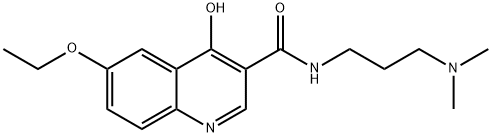 3-Quinolinecarboxamide,N-[3-(dimethylamino)propyl]-6-ethoxy-4-hydroxy-(9CI) Structure