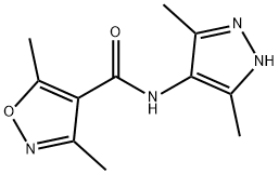 606117-81-1 4-Isoxazolecarboxamide,N-(3,5-dimethyl-1H-pyrazol-4-yl)-3,5-dimethyl-(9CI)