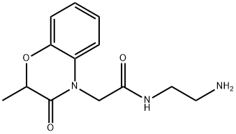 4H-1,4-Benzoxazine-4-acetamide,N-(2-aminoethyl)-2,3-dihydro-2-methyl-3-oxo-(9CI),606118-97-2,结构式