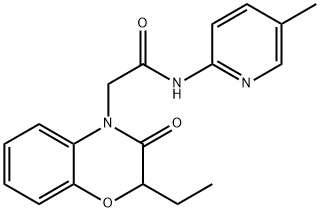 4H-1,4-Benzoxazine-4-acetamide,2-ethyl-2,3-dihydro-N-(5-methyl-2-pyridinyl)-3-oxo-(9CI)|