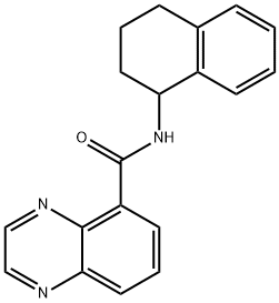 5-Quinoxalinecarboxamide,N-(1,2,3,4-tetrahydro-1-naphthalenyl)-(9CI) Structure