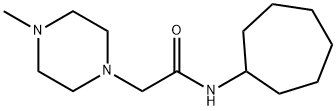 606134-40-1 1-Piperazineacetamide,N-cycloheptyl-4-methyl-(9CI)