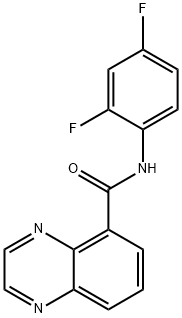 5-Quinoxalinecarboxamide,N-(2,4-difluorophenyl)-(9CI),606134-82-1,结构式