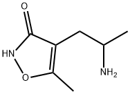 3(2H)-Isoxazolone,4-(2-aminopropyl)-5-methyl-(9CI) 化学構造式