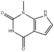 1H-Pyrrolo[2,3-d]pyrimidine-2,4(3H,7H)-dione,1-methyl-(9CI) 化学構造式