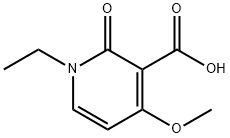 3-Pyridinecarboxylicacid,1-ethyl-1,2-dihydro-4-methoxy-2-oxo-(9CI) 化学構造式