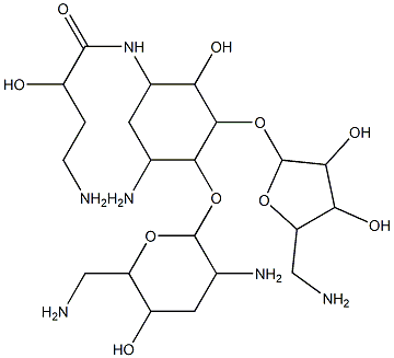 5''-amino-3',5''-dideoxybutirosin A,60679-64-3,结构式