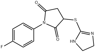 606924-98-5 2,5-Pyrrolidinedione,3-[(4,5-dihydro-1H-imidazol-2-yl)thio]-1-(4-fluorophenyl)-(9CI)