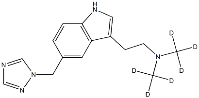 RIZATRIPTAN-D6 Structure