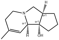 1H-Cyclopent[a]indolizin-9b(6H)-ol,2,3,3a,4,7,9a-hexahydro-8-methyl-,(3aR,9aR,9bS)-rel-(9CI)|