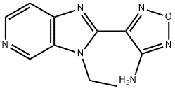 1,2,5-Oxadiazol-3-amine,4-(3-ethyl-3H-imidazo[4,5-c]pyridin-2-yl)-(9CI),607374-14-1,结构式