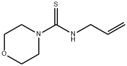4-Morpholinecarbothioamide,N-2-propenyl-(9CI) 化学構造式