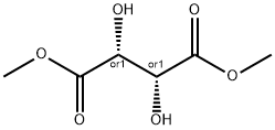 Butanedioic acid, 2,3-dihydroxy-, diMethyl ester, (2R,3R)-rel- Struktur