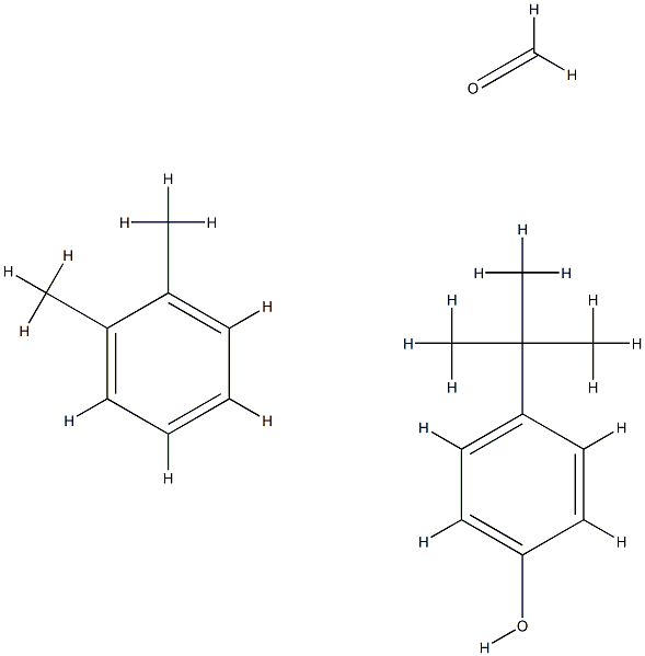 甲醛与二甲苯和4-(1,1-二甲基乙基)苯酚的聚合物,60806-48-6,结构式