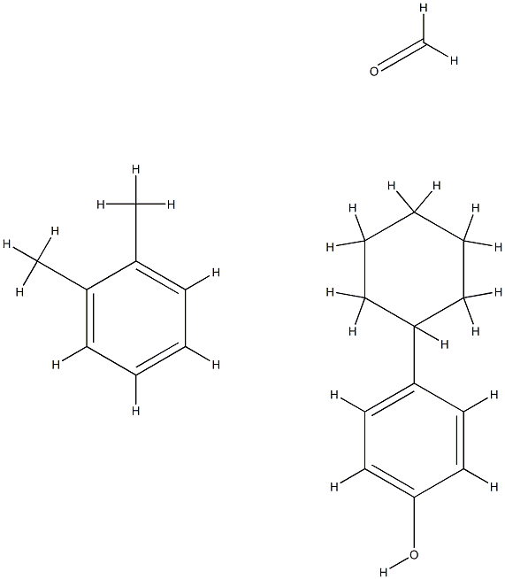 甲醛与4-环己基苯酚和二甲苯的聚合物 结构式