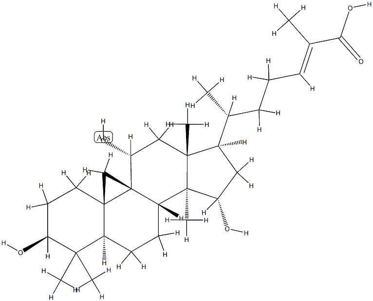 (24E)-3β,11α,15α-Trihydroxy-9β,19-cyclolanost-24-en-26-oic acid|